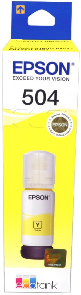 Tinta p/Impresora Caducad Epson L4150/L4160Ver Nota Amarillo C13T03N42A Epson® T504420-AL [Pieza] 10343938779 Imagen principal del producto