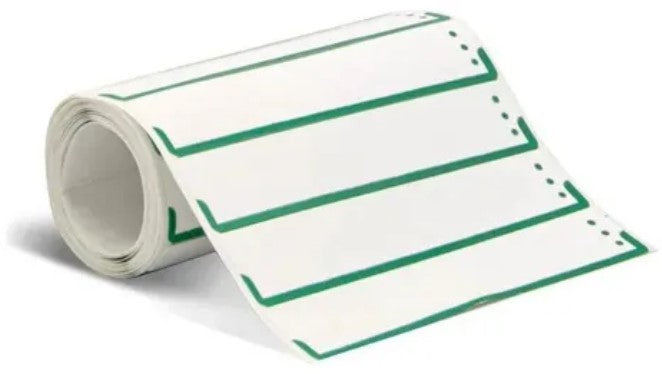 Etiqueta p/Fólder c/100 Rollo Verde 85×17mm Lesa® Pieza 7501036700955 01