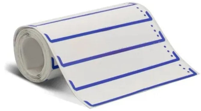 Etiqueta p/Fólder c/100 Rollo Azul 85×17mm Lesa® Pieza 7501036700917 01