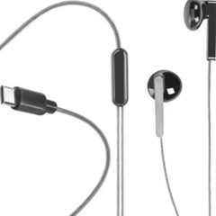 Audífonos Alámbricos USB C Platinum Negro/Plata duplimax® 112041 [Pieza] 796643073869