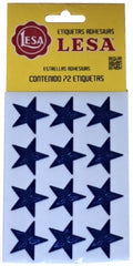 Etiqueta Adhesiva Blíster Estrella 24mm #22 Azul c/72 Lesa® [Pieza] 7501036702263