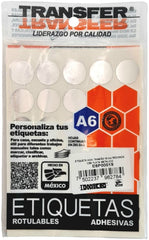 Etiqueta Adhesiva Circulo c/90 o Plata 19mm TRANSFER® E6P00019 Bolsa 7502237962784 01