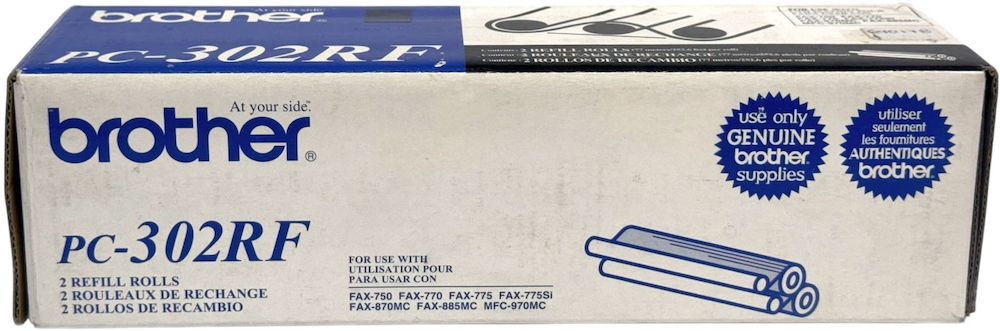 Cinta p/Fax c/2 Brother® PC-302RF [Pieza] 12502054528 2