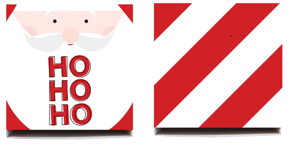 Caja Cartón Navidad HOHOHOTipo Cerillera 22×22×8cm Ware’s® Kingdom [Pieza] 7503006886010