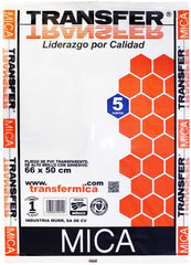 Mica Protectora Adhesivo Autoadherible Calible 5 Transparente 50×66cm Transfer® 919 [Hoja] 7503006549199