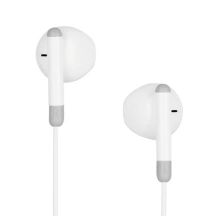 Audífonos Alámbricos USB C cable 1.2m Blanco Super Bass Vorago® EP-306-WH [Pieza] 7503044580505 4
