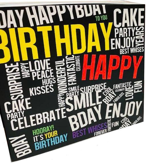 Caja Cartón Festejos Cumpleños/Dia del Padre 22×22×8cm Ware’s® Kingdom [Pieza] 7503006886065