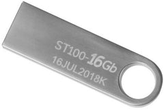 Memoria USB 2.0 16gb Metálica ST100 Stylos® Tech STMUSB2B Pieza 7503024582383 02
