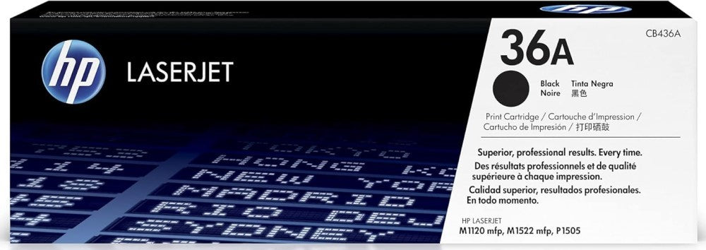 Tóner p/Impresora Hp Láser Jet P1505 Negro HP® CB436A [Pieza]