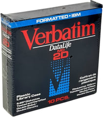 Diskettes Format IBM Caja Rigida 5¼ c/10 DD Verbatim® 18191 [Pieza] 23942181910