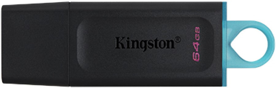 Memoria USB 3.2 Gen1 DataTraveler® 64gb Black + Teal Exodia™ Kingston® DTX/64GB [Pieza] 740617309829 2