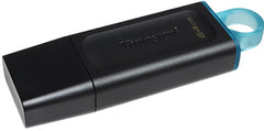 Memoria USB 3.2 Gen1 DataTraveler® 64gb Black + Teal Exodia™ Kingston® DTX/64GB [Pieza] 740617309829 3