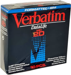 Diskettes Format IBM 5¼ c/10 DD Verbatim® 18189 [Pieza] 23942181897