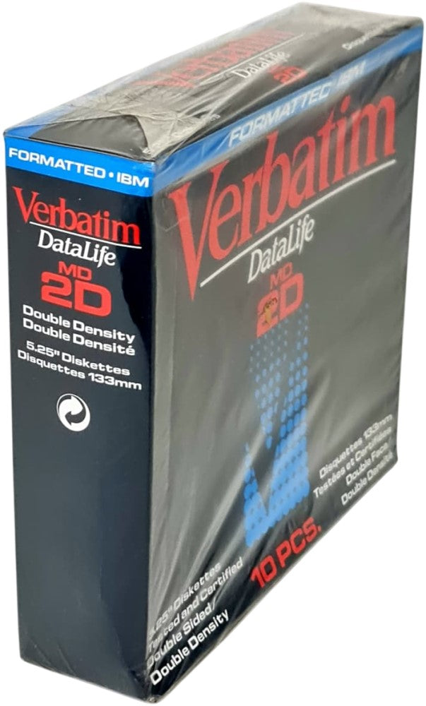Diskettes Format IBM 5¼ c/10 DD Verbatim® 18189 [Pieza] 23942181897 3