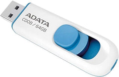 Memoria USB 2.0 Retractil 64gb Blanco-Azul CLASSIC ADATA® AC008-64G-RWE [Pieza] 4713435791462 3
