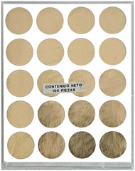 Etiqueta Adhesiva Circulo c/100 o Oro 16.5mm Lesa® Nº.153 Bolsa 7501036707060 01
