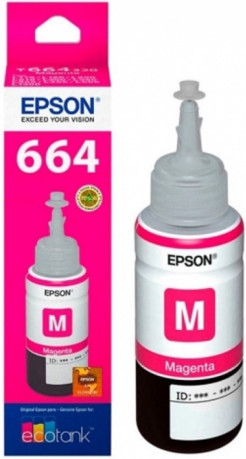 Tinta p/Impresora Epson 664 Magenta Epson® T664320-AL [Pieza] 10343885318