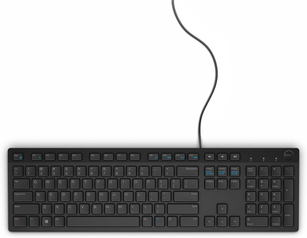 Teclado Alámbrico USB Negro Dell® KB216-BK-LTN [Pieza] 884116180487 2