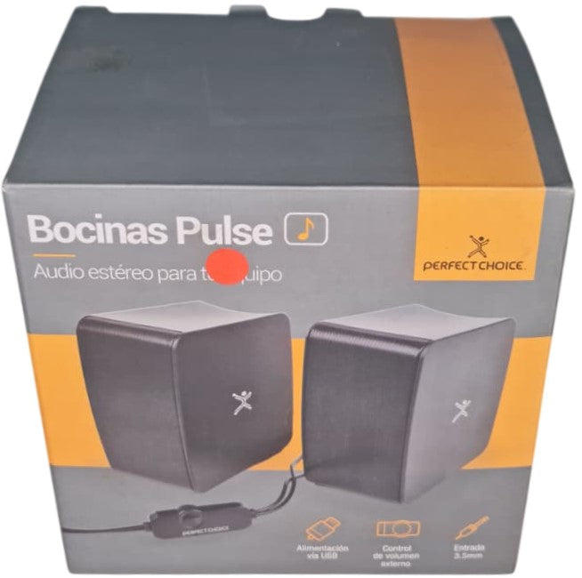 Bocinas para PC Estéreo Pulse 3.5mm plug USB-A power Negro Perfect Choice® PC116585 [Pieza] 615604116585 7