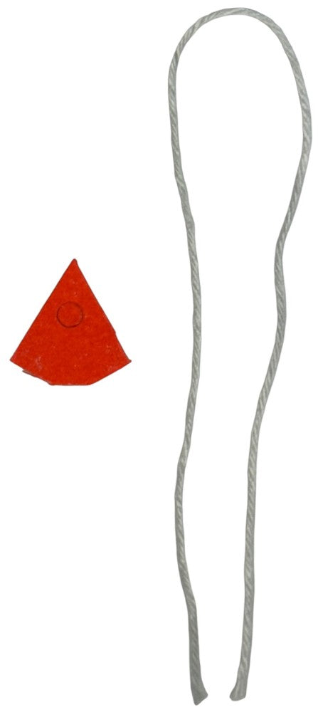 Etiqueta p/Precios c/Hilo Forma Diamante c/100 Nº101 Rojo Neón 15×12mm Proesa® Bolsa 03