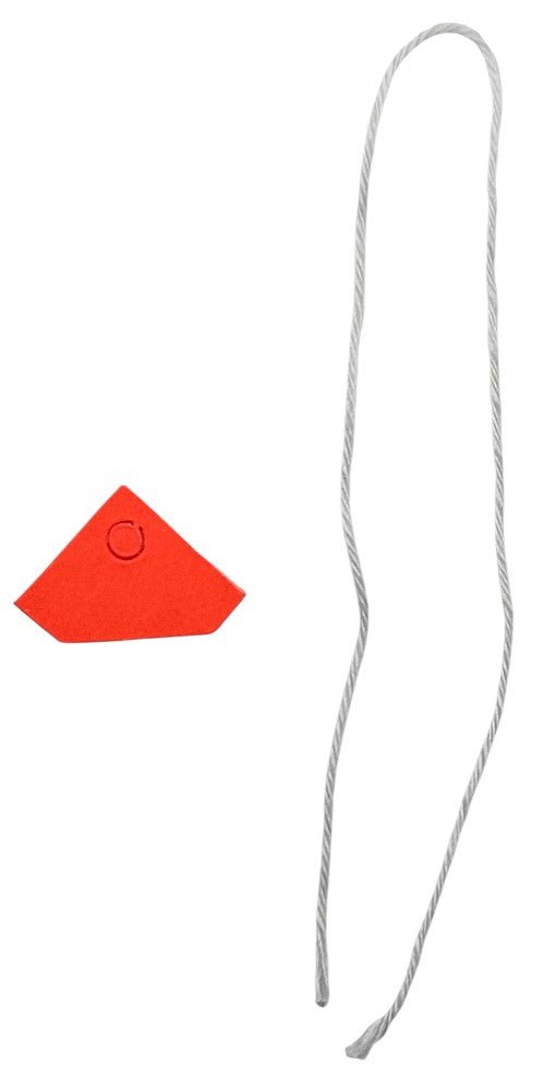 Etiqueta p/Precios c/Hilo Forma Diamante c/100 Nº103 Rojo Neón 14×20mm Proesa® Bolsa 03