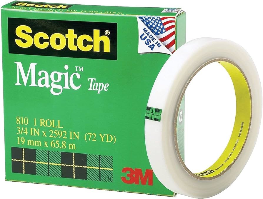Cinta Adhesiva Invisible #810 Mágica Scotch® Invisible 19mm×65m 3M® 70-0050-5628-6 [Pieza] 21200059049