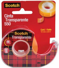 Cinta Adhesiva #550 c/Despachador Scotch Transparente 19mm×30m 3M® 5501833D [Pieza] 51131611382