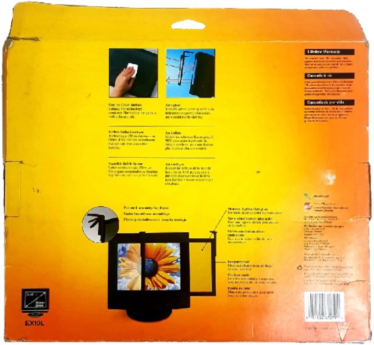 Filtro p/Monitor CRT Anti-Reflejo 14-15" 3M® EX-10L [Pieza] 51138670795 2
