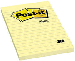 Notas Adhesivas Post-It® Rayado 100hj Amarillo 4×6" 3M® 660 [Pieza] 21200662850