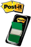 Notas Adhesivas (bandera) Post-It® c/50 Verde 1×1.7" 3M® 680-3 Pieza 21200665226