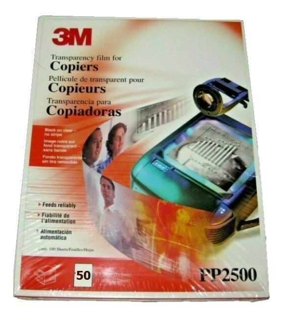 Acetato c/50 Carta 3M® PP2500 [Pieza] 51125592345