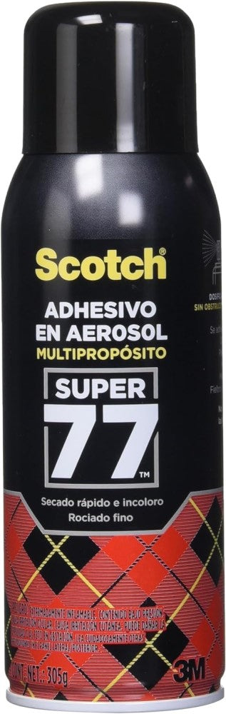 Adhesivo en Aerosol Súper 77 305g 3M® 70-0050-8855-7 Aerosol 51141239941