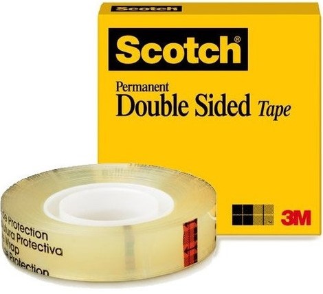 Cinta Adhesiva Doble Cara 665 Scotch® 12mm×33m 3M® 665 [Pieza] 21200073397 2
