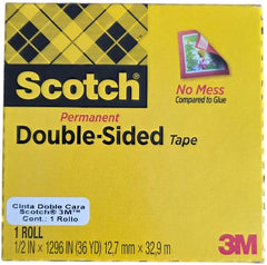 Cinta Adhesiva Doble Cara 665 Scotch® nucleo 3" 12.7mm×33m 3M® 665 [Pieza] 21200073397 3