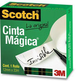 Cinta Adhesiva Invisible #810 Mágica Scotch® Invisible 12mm×33m 3M® 70-0160-7698-9 Pieza 21200590535