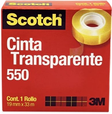 Cinta Adhesiva #550 Scotch® Transparente 19mm×33m 3M® 5501833 Pieza 21200518287 02
