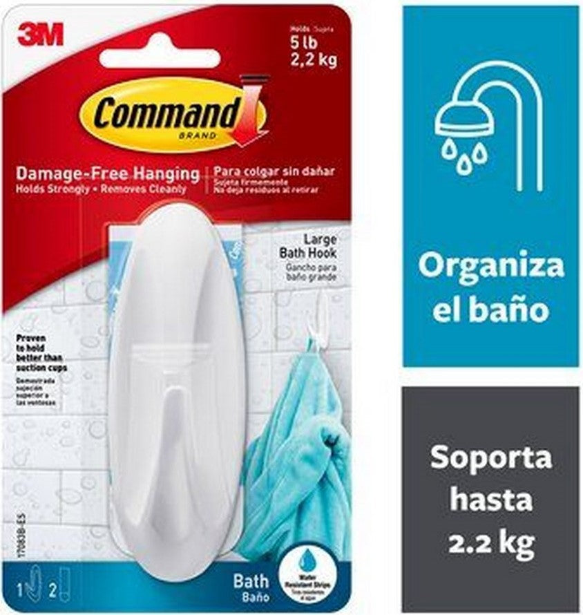 Gancho Command™ c/1 Autoadherible Grande 3M® [Pieza] 51131704244 2