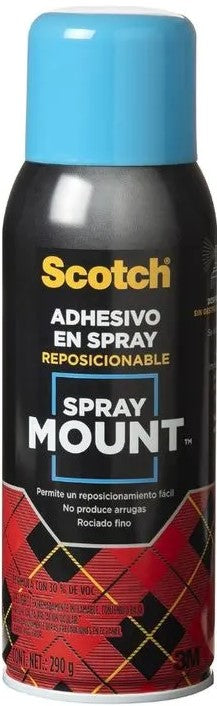 Adhesivo en Aerosol/Spray Spraymount Reposicionable 290g 3M® 70-0050-8838-3 [Aerosol] 51141239927
