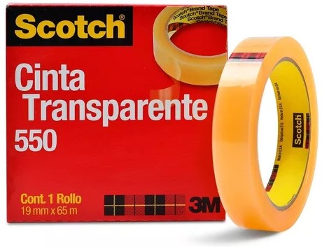 Cinta Adhesiva #550 Scotch® Transparente 19mm×65m 3M® 5501865 Pieza 21200518294 01