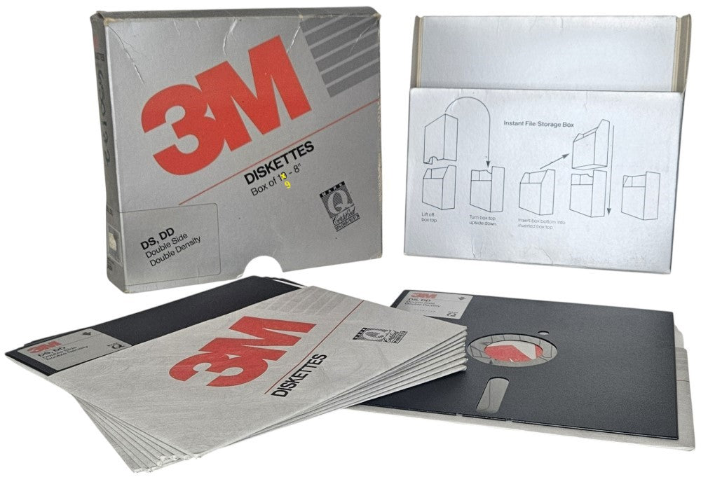 Diskettes DS-DD 8" c/9 DD 3M® [Pieza] 51111002247