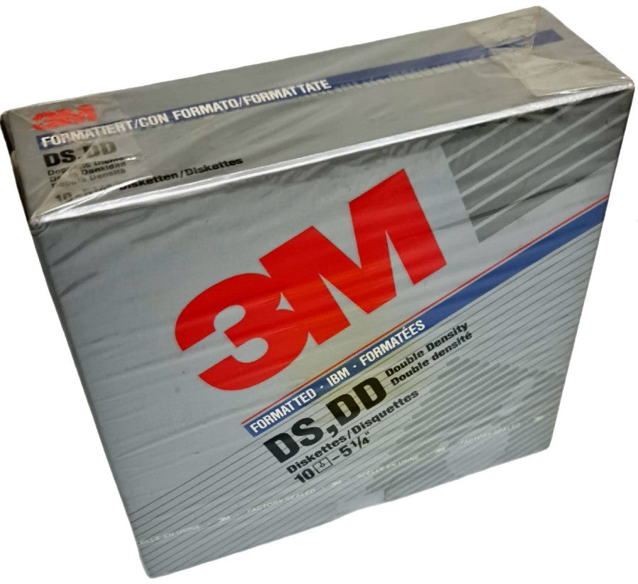 Diskettes DS-DD Formato IBM 5¼ c/10 DD 48 Tpi 3M® [Pieza] 51111125977 Imagen principal del producto