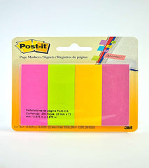 Notas Adhesivas (bandera) Post-It® 4 Bloc.c/50hjs 200hj Colores Ultra(4 1×3" 3M® 671-4AU [Paquete] 21200588488