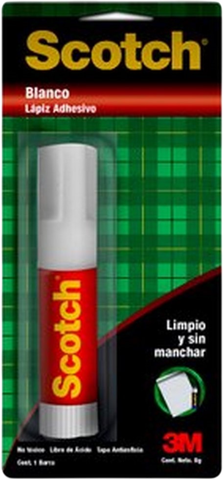 Adhesivo tipo Lápiz Scotch Blanco 8g 3M® 6008-H-SP [Pieza] 51131590960