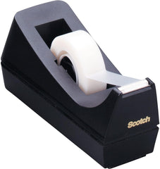 Despachador p/Cinta Escritorio Negro 12a19mm×33m 16cm 445g 3M® C-38 NA BLK [Pieza] 21200661044 2