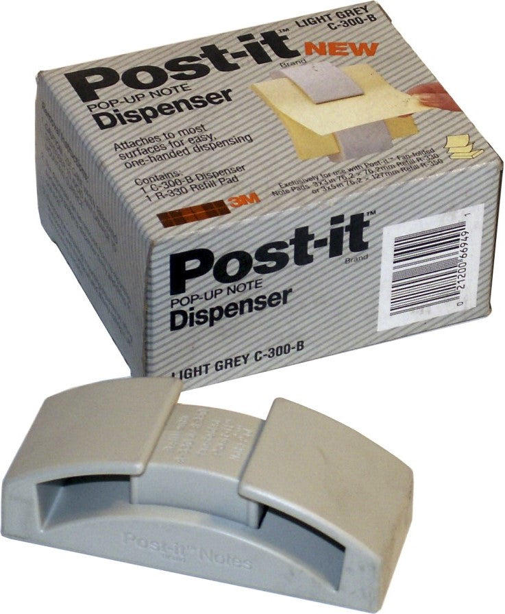 Despachador p/Notas Post-It® Pop-up Gris 3M® C-300-B Pieza 21200669491