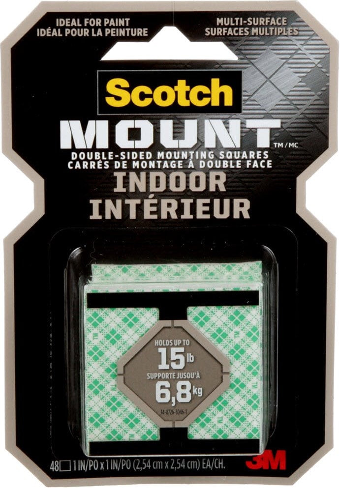 Cinta Adhesiva Doble Cara #111H de Espuma p/Montaje c/48 Blanco 25×25mm 3M® 70009117790 [Pieza] 51131769960 2