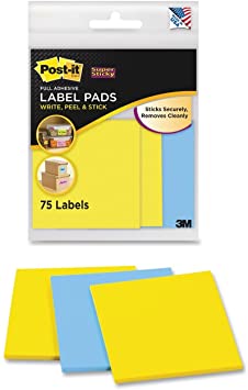 Etiqueta Adhesiva Post-It® Removible 75hjs Azul-Amarillo 2.9×2.9" 3M® 2900-BY [Pieza] 51141256658