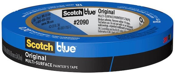 Cinta Adhesiva Masking Scotch® Blue Azul 18mm×55m 3M® 2090-18NC [Pieza] 51115036804