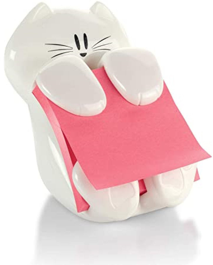 Despachador p/Notas Post-It® Pop-up Gato Blanco 3M® 97630 [Pieza]