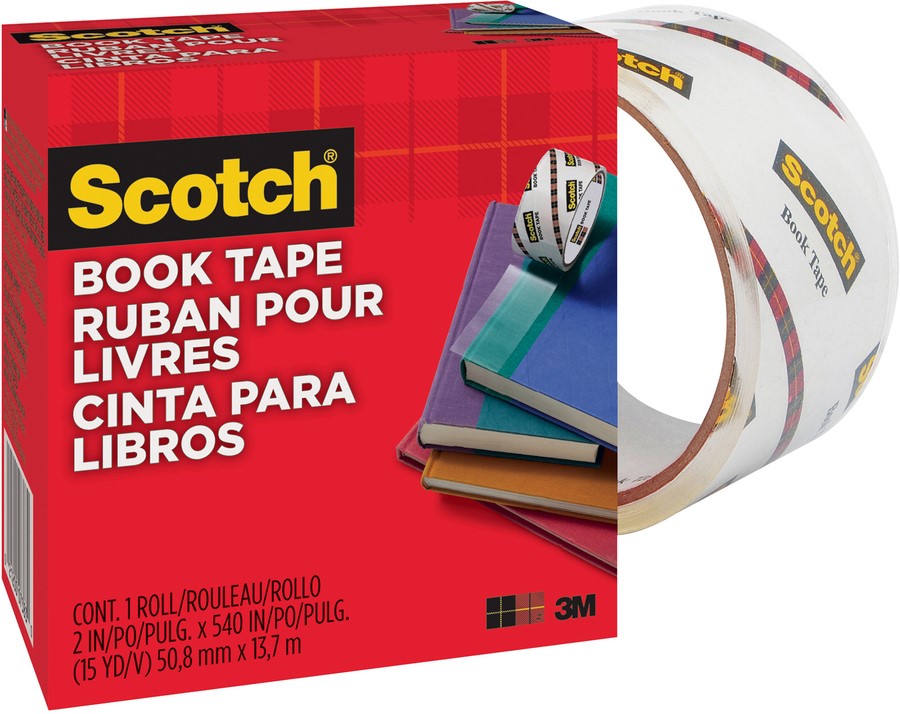 Cinta Adhesiva Book Tape para Libros Transparente 50.8mm×13m 3M® 8455013 [Pieza] 21200073830 2